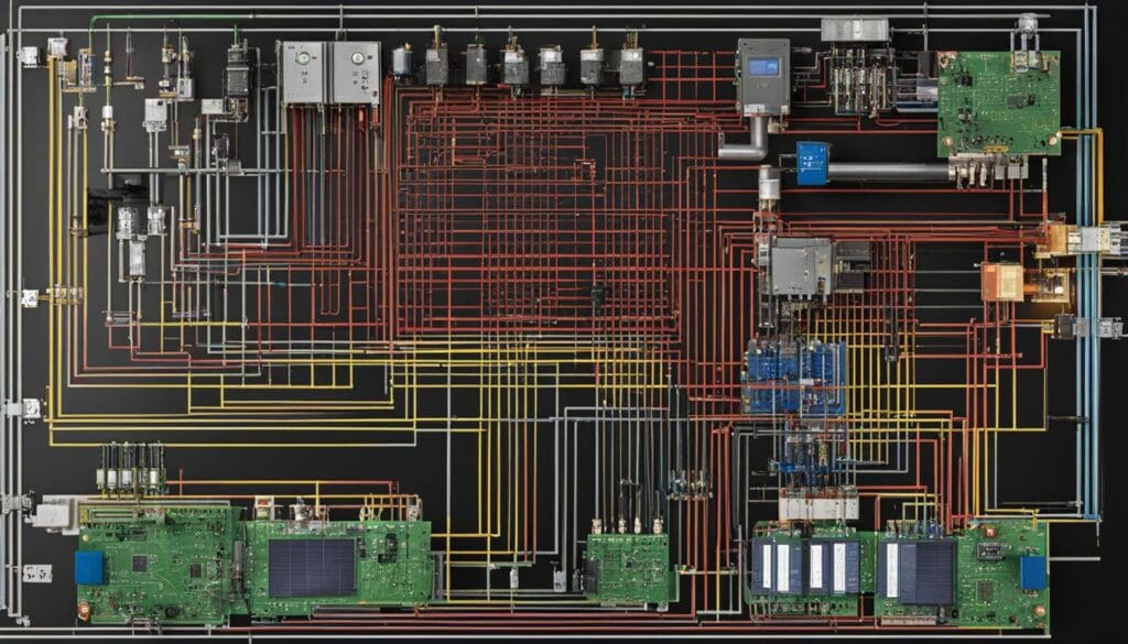 Grid-tied solar inverter circuit diagram
