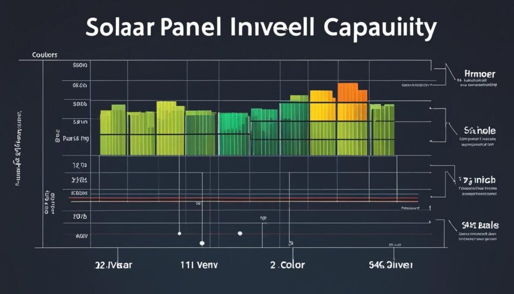 Solar panel capacity calculation