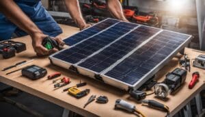 Solar panel battery & inverter installation guide
