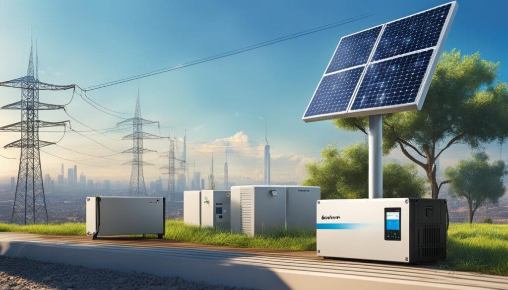 Solar panel and mains charger for inverter battery