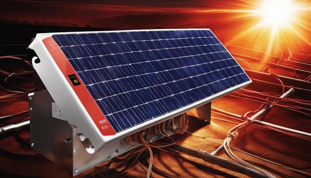 Surge protective device for solar inverter