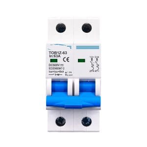 16A DC Circuit Breaker | 2-Pole Solar PV MCB | Photovoltaic System Protection Switch