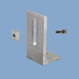 Adjustable L-Foot Solar Mounting Bracket | Aluminum Roof Mount Support | Universal Solar Panel Mounting Hardware