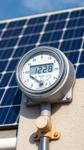 How to read solar power meter