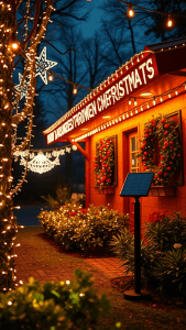 How to solar power christmas lights