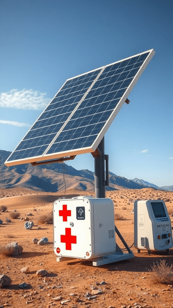 Solar power for medical equipment in remote areas 1748245235