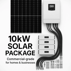 Cart 3 10kw off-grid solar power system | commercial-grade home & business solar package kenya