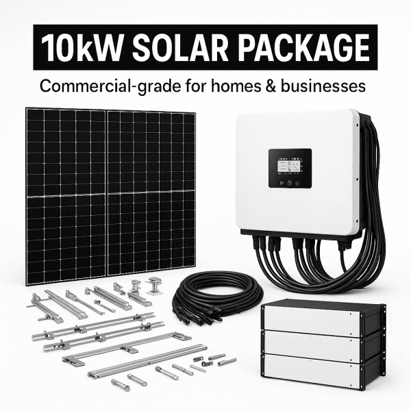 10kw off-grid solar power system | commercial-grade home & business solar package kenya - image 2
