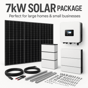 Cart 4 7kw off-grid solar power system | premium home & business solar package kenya