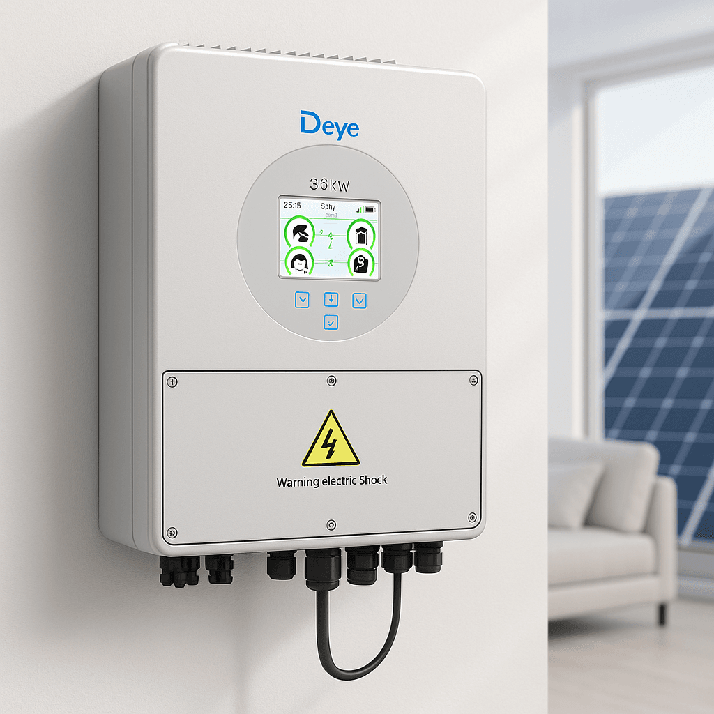 Deye 3.6Kw Hybrid Solar Inverter - High-Efficiency Grid-Tie Solar Power System 2 Deye 3. 6kw hybrid solar inverter - high-efficiency grid-tie solar power system - image 2