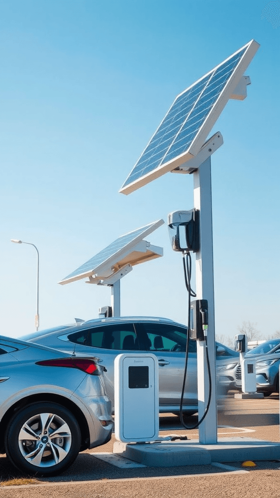Solarpowered vehicle chargers for fleet management 1749066023