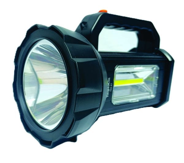 Taigexin tgx-k7 multifunctional solar searchlight - rechargeable led spotlight with solar panel, pop-up function & ac power cord - image 3