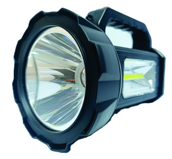 Taigexin tgx-k7 multifunctional solar searchlight - rechargeable led spotlight with solar panel, pop-up function & ac power cord - image 4