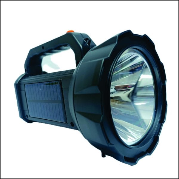 Taigexin tgx-k7 multifunctional solar searchlight - rechargeable led spotlight with solar panel, pop-up function & ac power cord - image 7