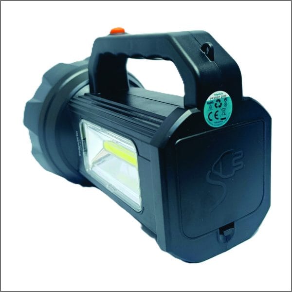 Taigexin tgx-k7 multifunctional solar searchlight - rechargeable led spotlight with solar panel, pop-up function & ac power cord - image 8