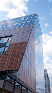 Solar facade integration for commercial buildings