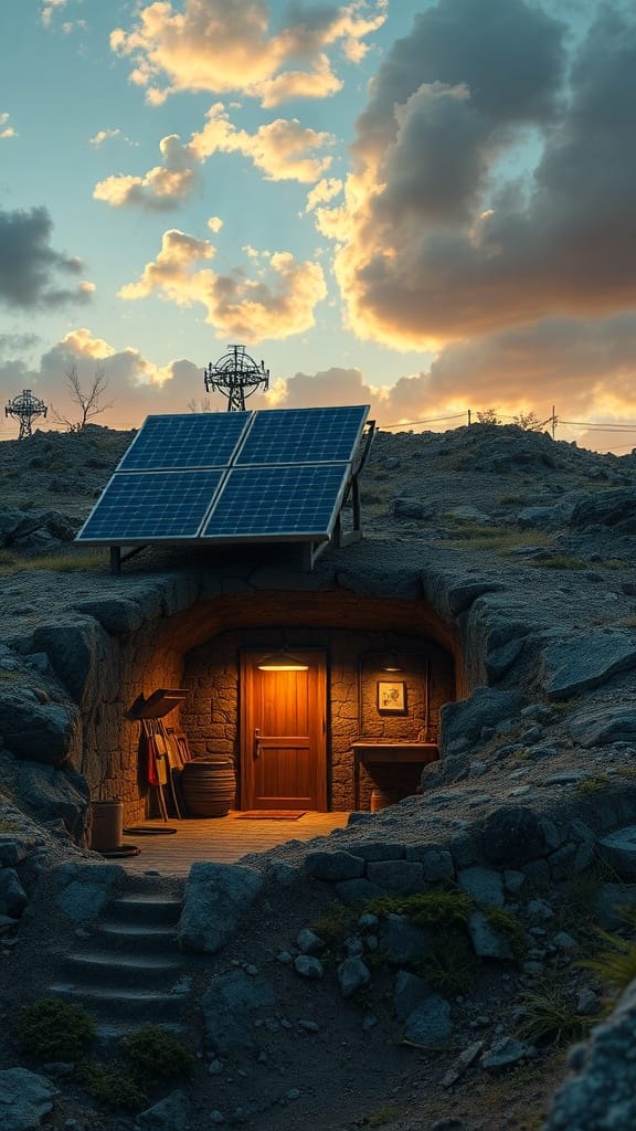 Solar power for underground shelters and bunkers 1753712925
