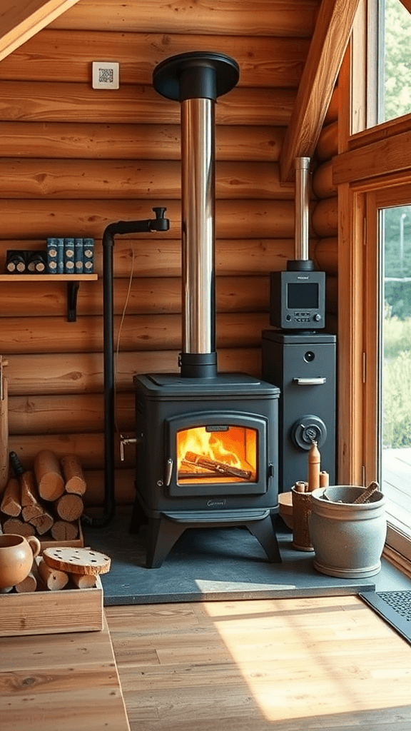 Wood stove backup systems for solarpowered homes 1751768907