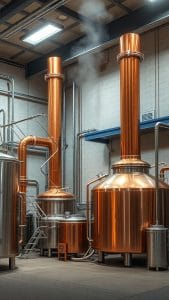 Brewery and distillery solar process heat