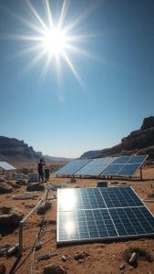 Off-grid solar for archaeological expeditions